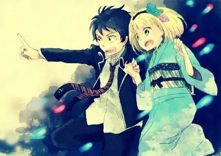 Rin and Shiemi Blue exorcist anime, Blue exorcist rin, Blue 