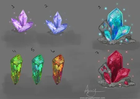 Amanda Gabriela - Magical Crystals Concept Art
