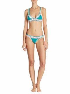 Kiini Liv Bikini Top - Jade Multi Dd Bikinis, Bikini tops, K