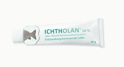 德 國 ICHTHOLAN ® 50*魚 石 脂 軟 膏-粉 瘤 膿 腫 專 用 50er, Salbe