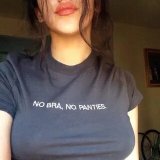 T shirt no panties