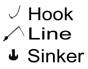 The Hook, the Sinker and the line. - Suzanne Staveley