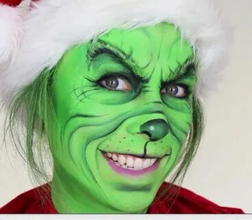 Grinch The grinch makeup, Christmas face painting, Christmas