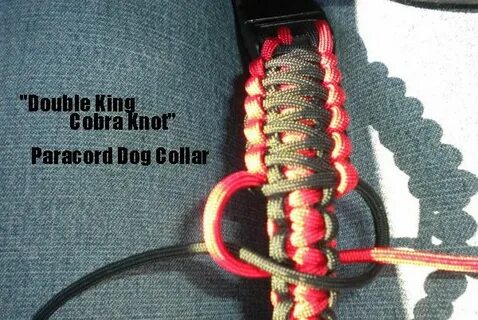 How to Make a Paracord Dog Collar (Double King Cobra Knot) P