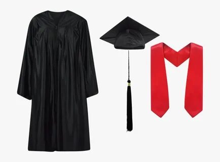 Graduation Cap And Gown Png , Free Transparent Clipart - Cli