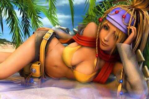 Final Fantasy Rikku Sexy Video Game Woman Sg009 Custom Wall 