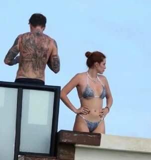 Bella Thorne - In a bikini at a hotel pool in Tulum GotCeleb