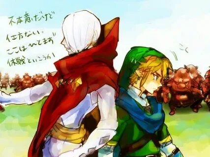 Ghirahim and link Hyrule warriors, Legend of zelda, Hyrule w