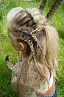 Viking Braided Hairstyle by Lavish Bronzing Boutique #weddin