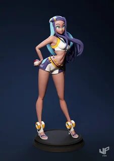 Nessa Pokemon fan art - ZBrushCentral