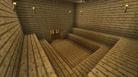 Minecraft Sauna Steam Room Spa Casas minecraft, Minecraft, C