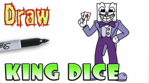 How to Draw King Dice Cuphead