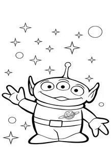 Alien Coloring Pages 100 Pictures Free Printable