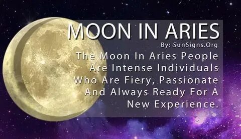 Moon in Aries Meaning: Instant Gratification - SunSigns.Org