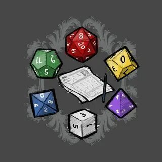 Check out this awesome 'RPG+dice+set' design on @TeePublic! 