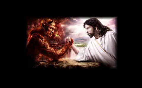 50+ God vs Devil Wallpaper on WallpaperSafari