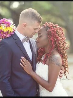 Random Interracial Wedding Photo ❤ Interracial wedding, Inte