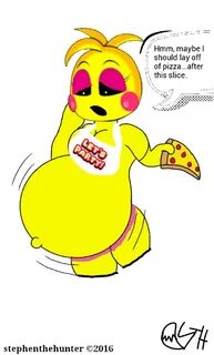Fat Toy Chica By Godzilla511 - Fnaf Toy Chica Vore - (465x60