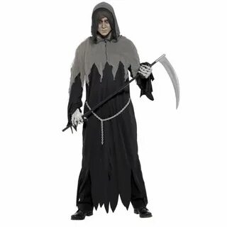 Grim Reaper Robe Costume Fancy dress halloween costumes, Hal