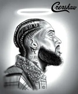 Nipsey Hussle Digital Art by Carol C Belz Pixels