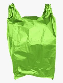 Plastic Bag Green Transparent Png - Plastic Bag Clipart Png,