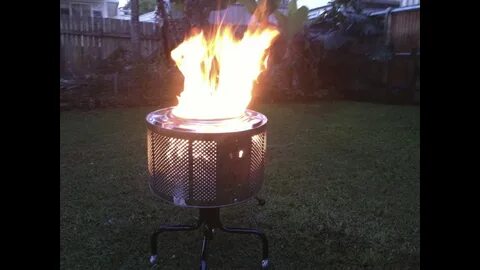 How To Dryer Washing Machine Drum Fire Pit / Maybe you would
