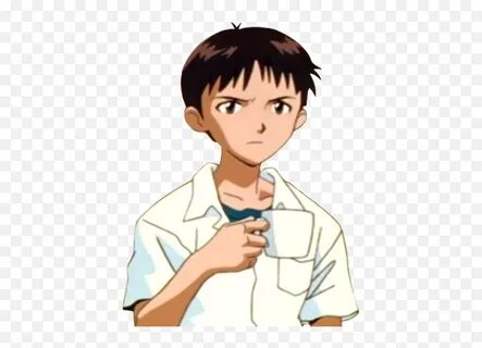 Download Hd Wasnt Gradeaundera A - Shinji Holding A Cup Png,
