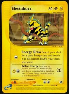 Pokémon Individual Cards Electabuzz #76/165 Expedition Base 