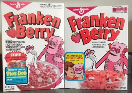 Frankenberry cereal Cereal flavors, Frosted cereal, Flavored