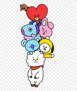 Download and share clipart about Bt21 Sticker - Shooky And C