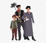 Mary Poppins Family Costume - Chimney Sweep Costume, HD Png 