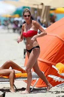 Erin Andrews wears a Red Bikini at the beach in Miami Erin a