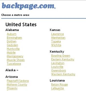 Backpage.com to Suspend Certain Areas of Personals and Adult