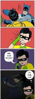 It's over / Robin :: Batman :: gafcomics :: slap :: punch ::
