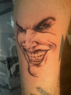 Simple joker face tattoo design - Tattoos Book - 65.000 Tatt