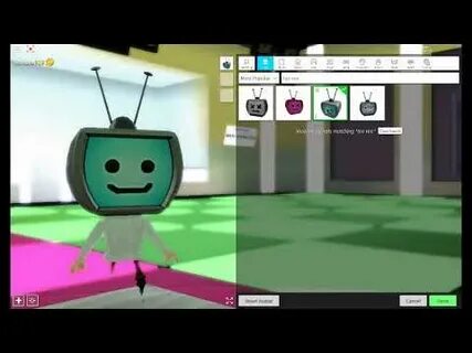 how to be a tee vee in roblox high school - YouTube