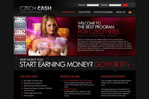 CzechCASH Review - Czech Adult Affiliate Network ADSWikia