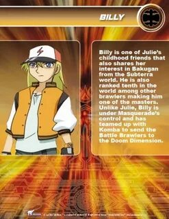 How is Billy hotter? - The Bakugan Battle Brawlers character