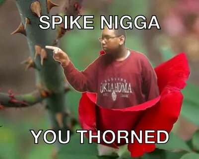 Spike Nigga You Thorned Sike Nigga You Thought Know Your Mem