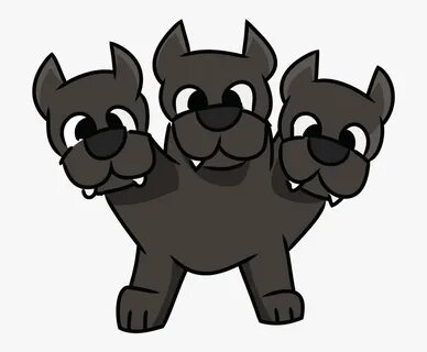 Cerberus - Clipart Cerberus Black And White , Transparent Ca