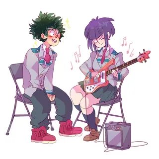 my hero academia izuku and jirou Tumblr Hero, My hero academ