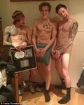 McFly pose naked on Twitter as they honour bet on Harry Judd