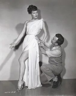 Ava Gardner in what looks like a current Ellie Saab dress! A