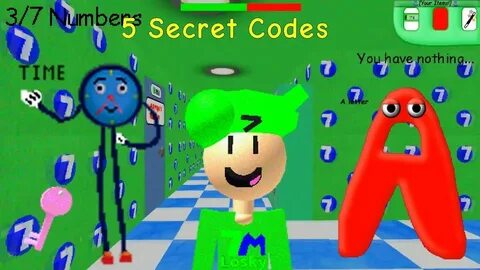 5 Secret codes Losky Basics - Learn Your Luck Skills!- Baldi