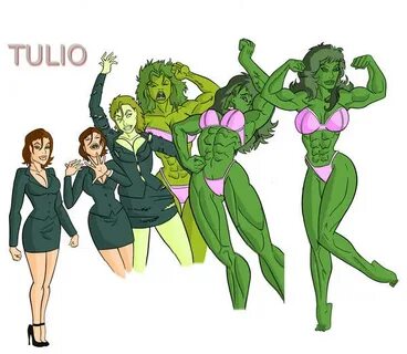 She Hulk transforming by TULIO19mx on DeviantArt