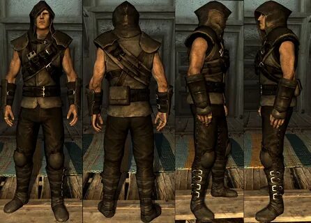 Another Black Thieves Guild Armor SE at Skyrim Special Editi