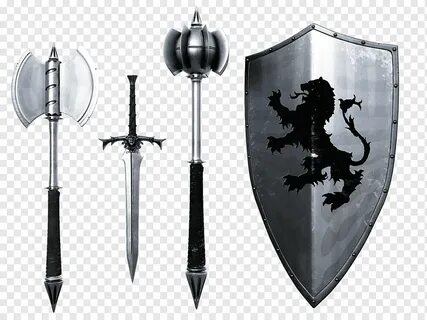 Free download Weapons, Sword, Dagger, Shield, Mace, Axe, Mid