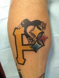 Pittsburgh Penguin tattoo Looks good cuz! ❤ it! Pittsburgh t