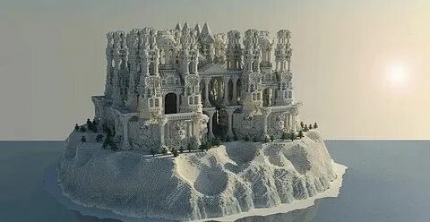 Quartz Castle Island - Minecraft Building Inc Minecraft cast