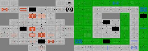Crude ASCII Maps: Legend of Zelda